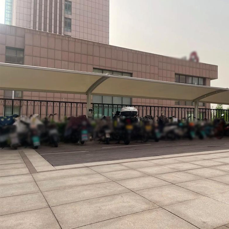 湖州膜结构电动车棚